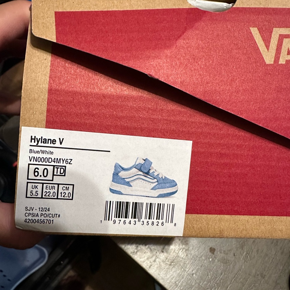 Vans Hylane V Sky Blue and White Sneakers
